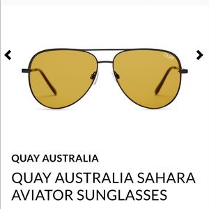 Quay Australia Sahara Aviator Sunglasses